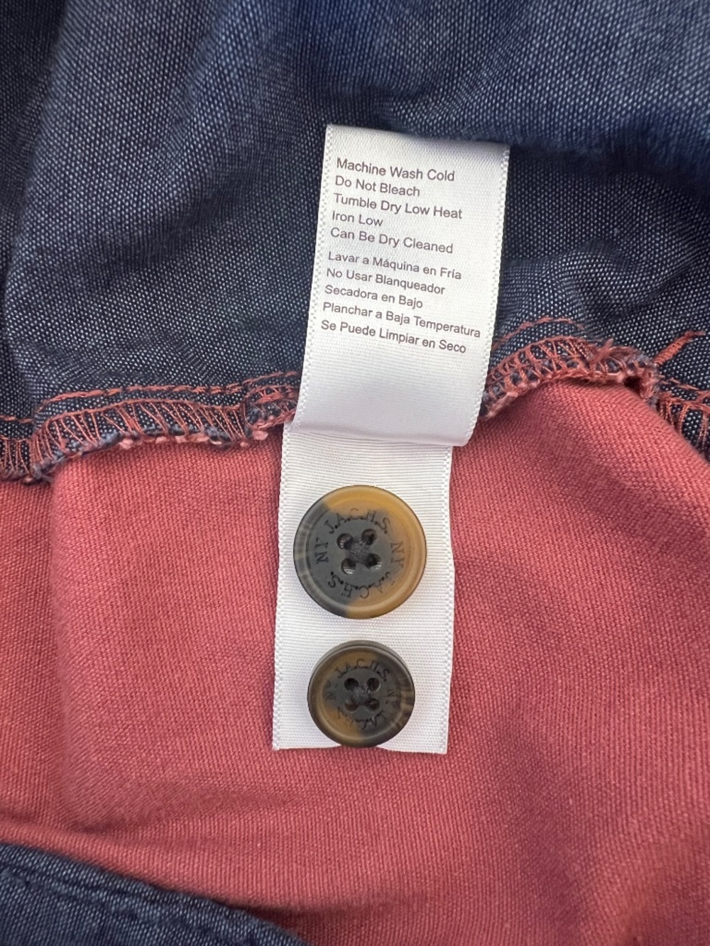 Jachs New York Chino Shorts Rust Terra Cotta Cotton Stretch Classic Fit (38) - Picture 5 of 7